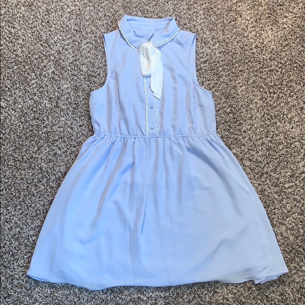 [LAUREN CONRAD] Baby Blue Peter Pan Collar Dress